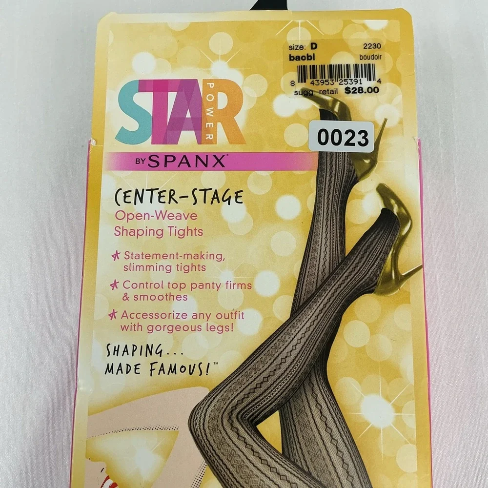 Spanx Shaping Tights Black Women's Size D NWT